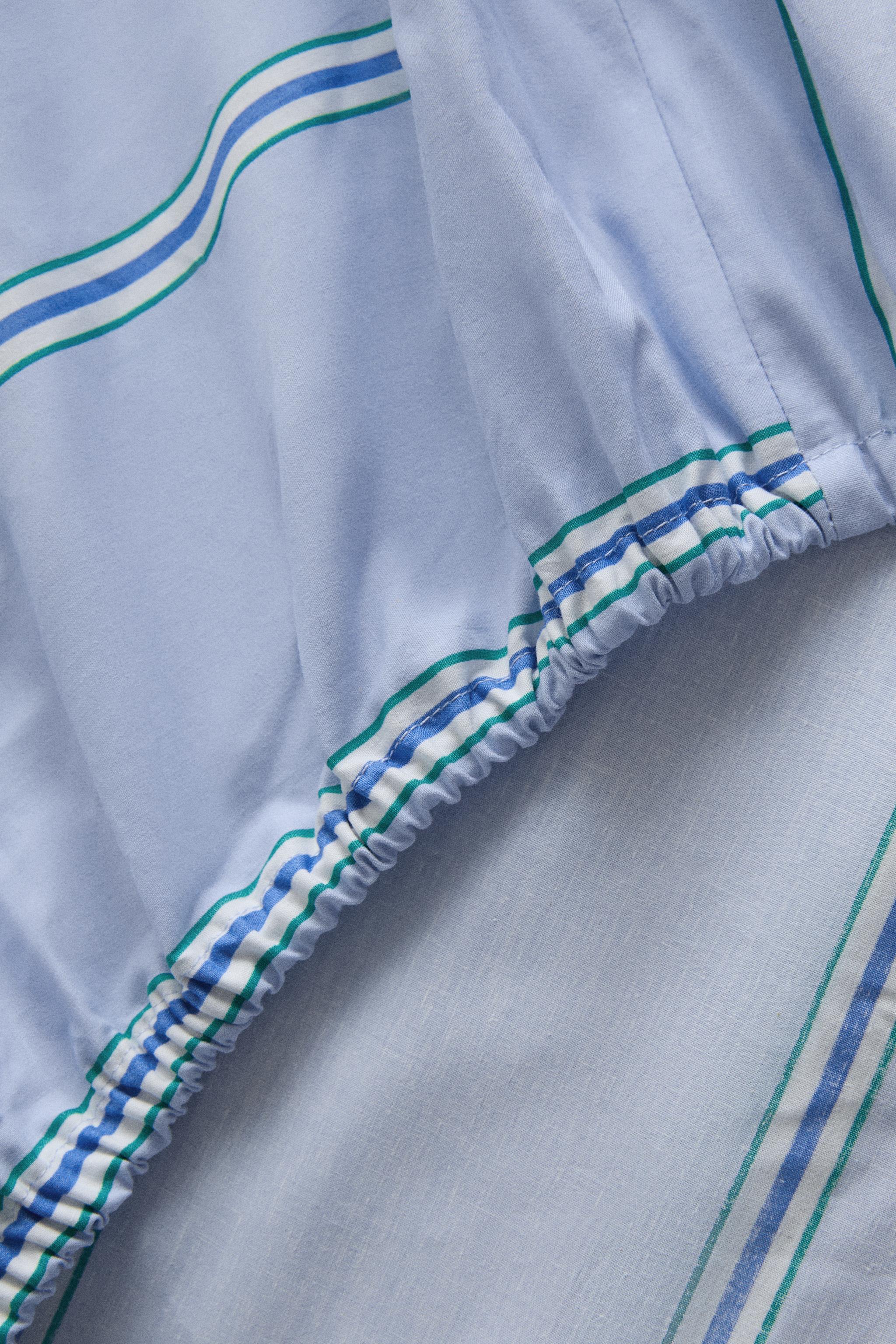 KIDS' STRIPED FITTED SHEET